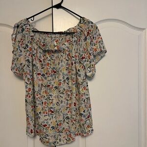 Moral Fiber Multicolor Floral Blouse